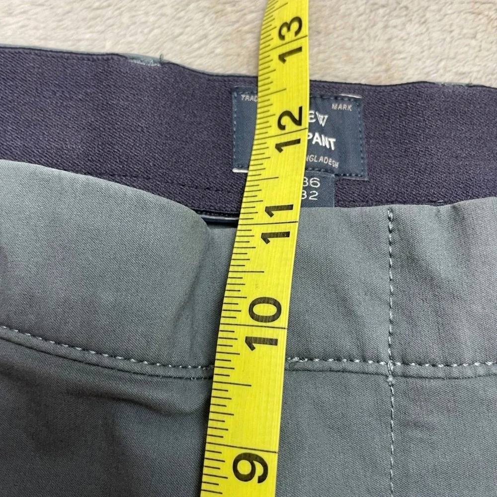 J Crew Mens Tech Pant Size 36 Slate Blue 770 Straight Fit Stretch Gorpcore